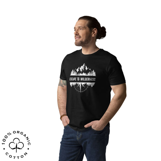 ESCAPE TO WILDERNESS Men's Organic Cotton T-shirt