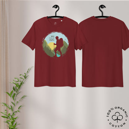 MOVE AT YOUR OWN RHYTHM Men's Organic Cotton T-Shirt
