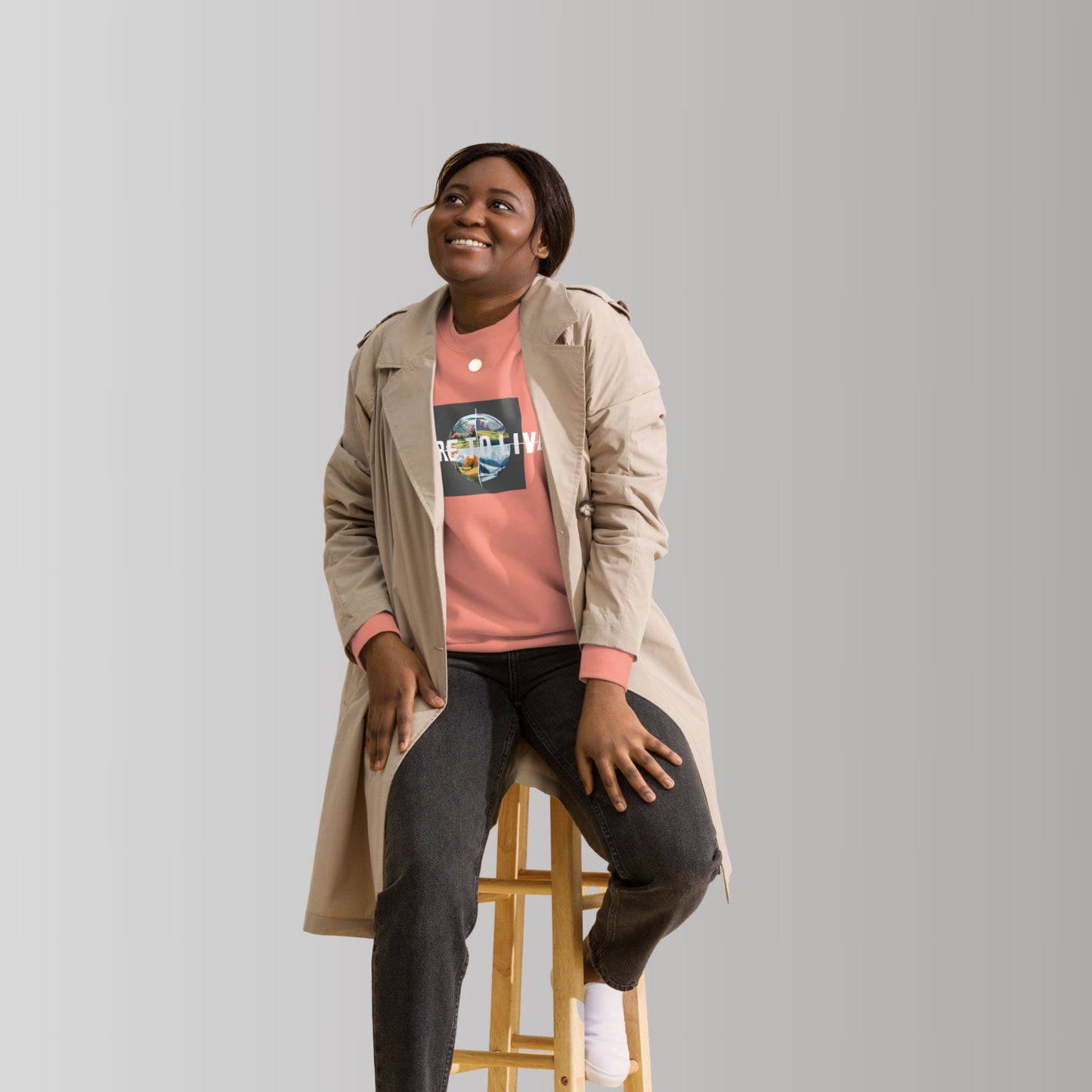 Classic DARE TO LIVE Seasons Women's Sweatshirt
