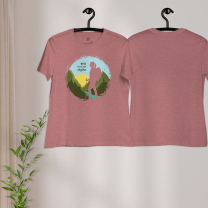 Relaxed MOVE AT YOU OWN RHYTHM Women's T-Shirt