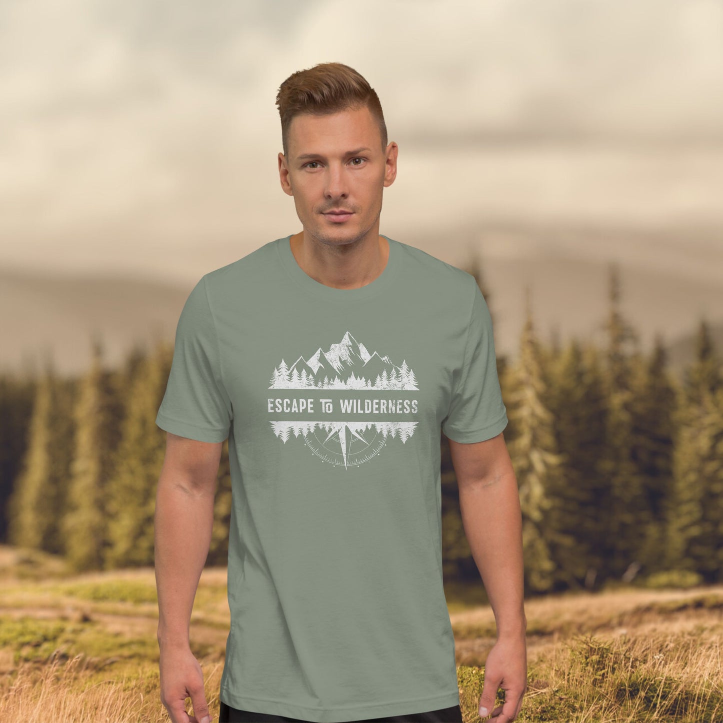 Classic ESCAPE TO WILDERNESS Men's T-shirt