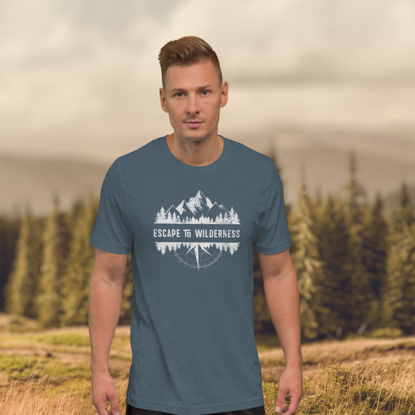 Classic ESCAPE TO WILDERNESS Men's T-shirt