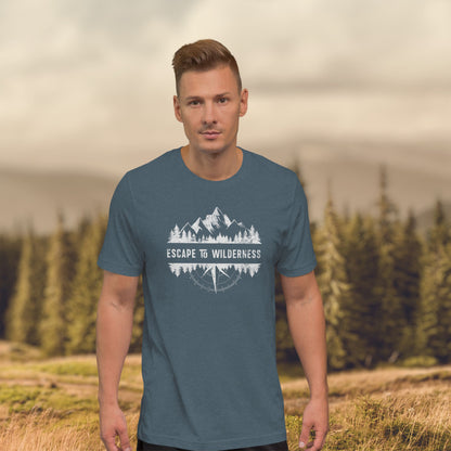 Classic ESCAPE TO WILDERNESS Men's T-shirt
