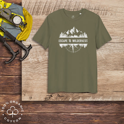 ESCAPE TO WILDERNESS Men's Organic Cotton T-shirt
