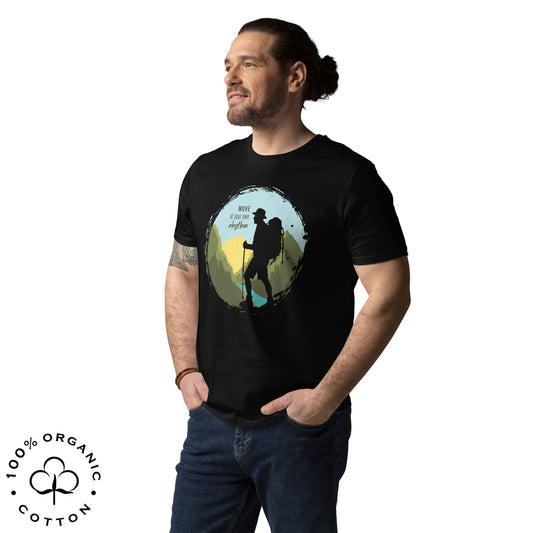 MOVE AT YOUR OWN RHYTHM Men's Organic Cotton T-Shirt