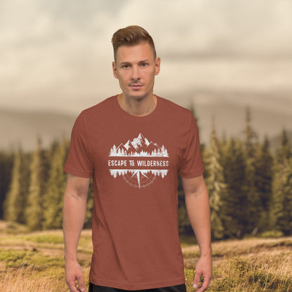 Classic ESCAPE TO WILDERNESS Men's T-shirt