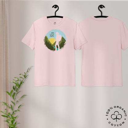 MOVE AT YOUR OWN RHYTHM Women's Organic Cotton T-Shirt