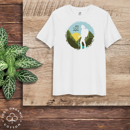 MOVE AT YOUR OWN RHYTHM Women's Organic Cotton T-Shirt