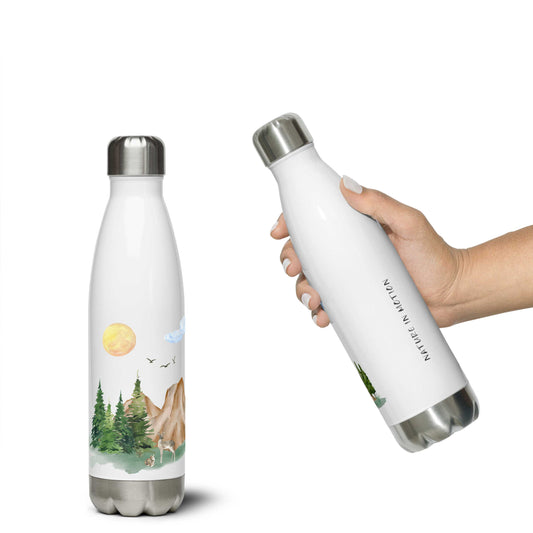 Deer NATURE IN MOTION Stainless Steel Water Bottle