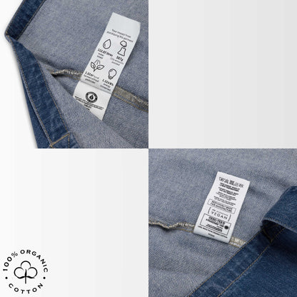 ROOTED IN NATURE Organic Denim Tote Bag