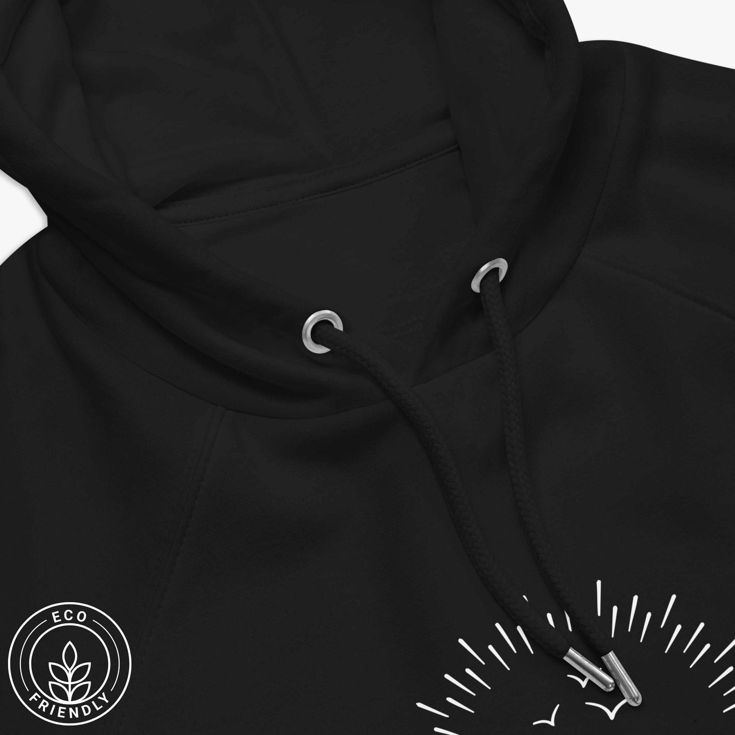 EXPLORE THE UNKNOWN Unisex Eco Hoodie
