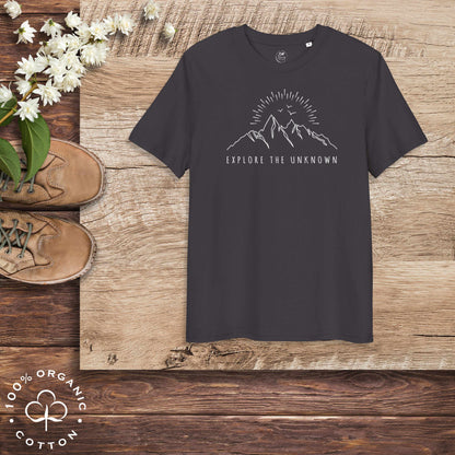 EXPLORE THE UNKNOWN Organic Cotton Unisex t-shirt