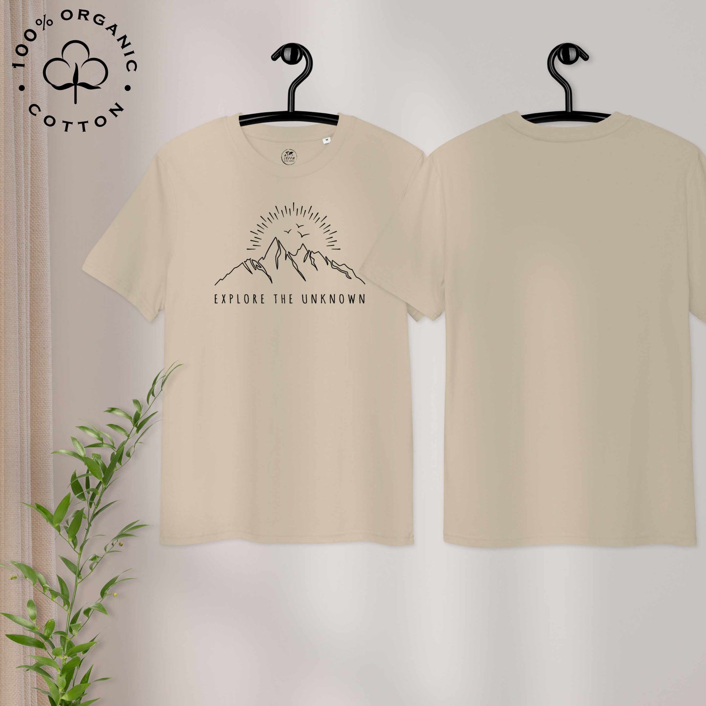 EXPLORE THE UNKNOWN Organic Cotton Unisex t-shirt