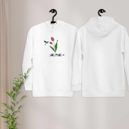 FRESH FEELING Unisex Hoodie Floral Design