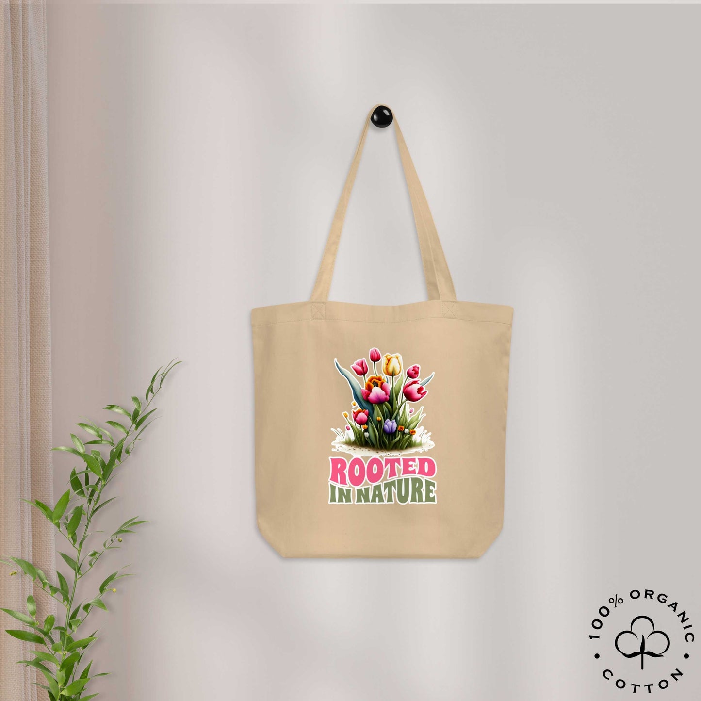 ROOTED IN NATURE Organic Medium Tote Bag