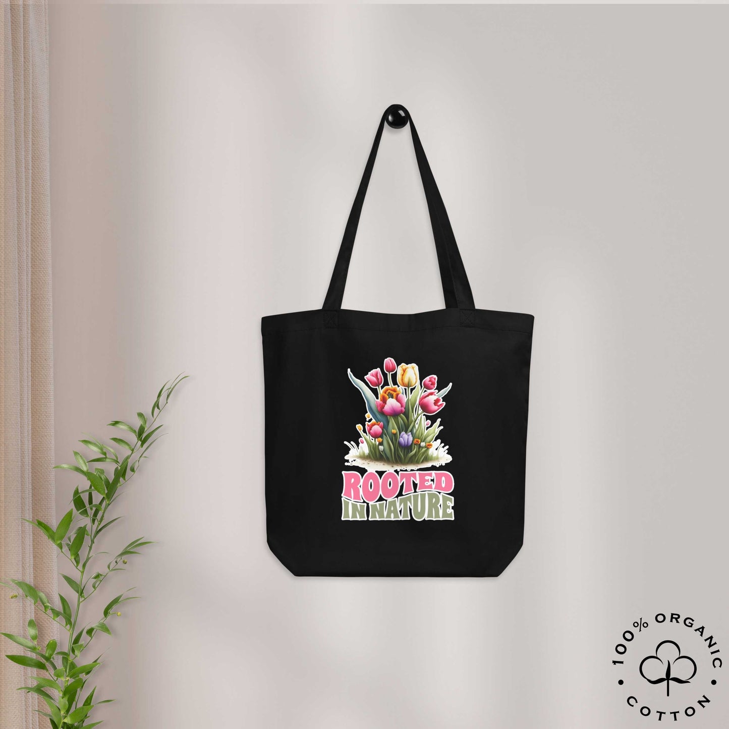 ROOTED IN NATURE Organic Medium Tote Bag