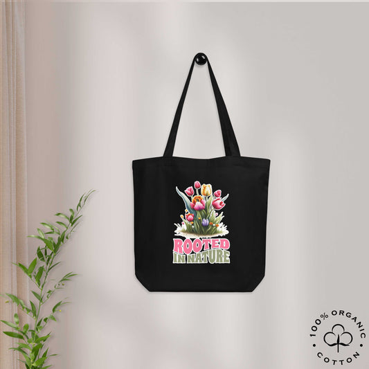 ROOTED IN NATURE Organic Medium Tote Bag