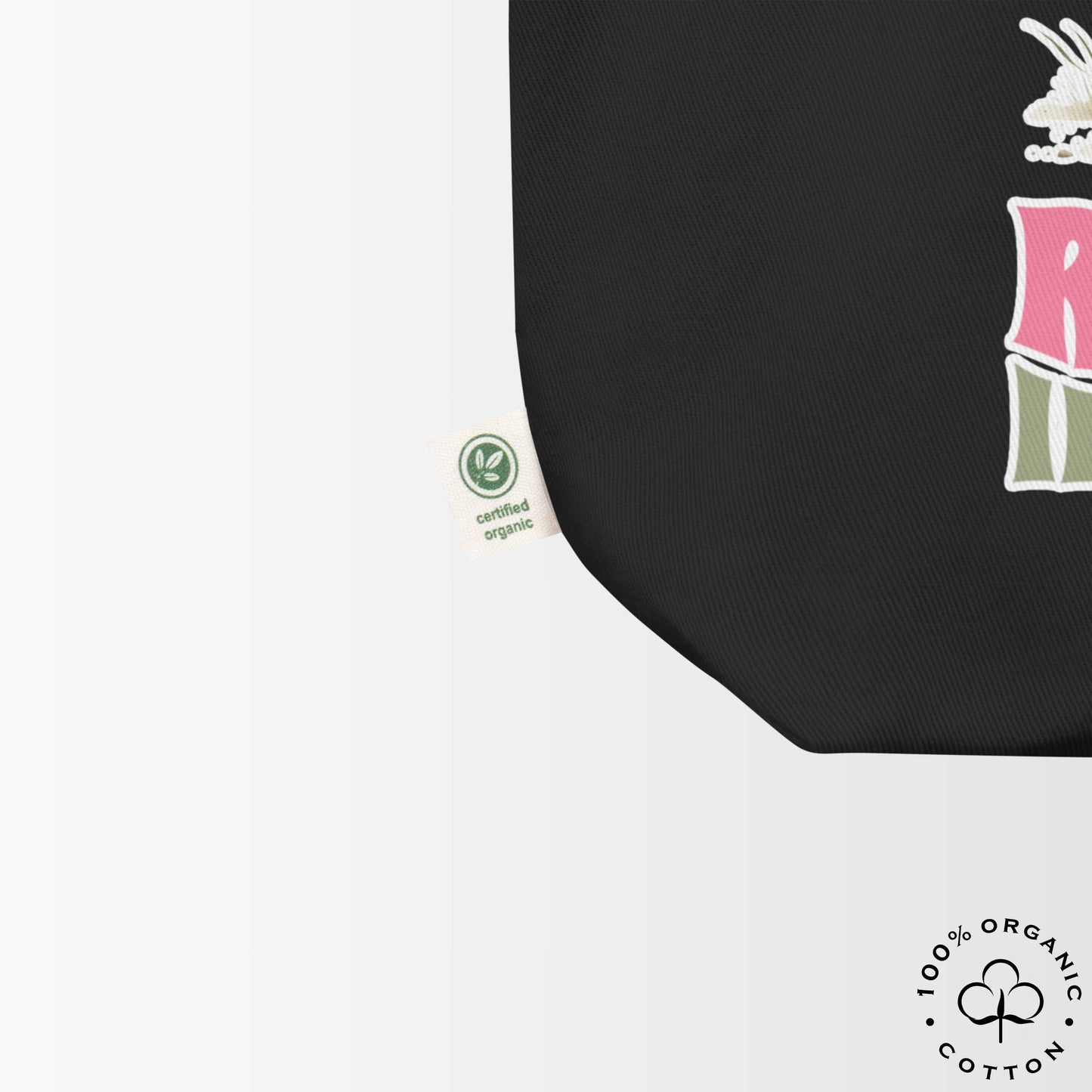ROOTED IN NATURE Organic Medium Tote Bag
