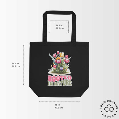 ROOTED IN NATURE Organic Medium Tote Bag