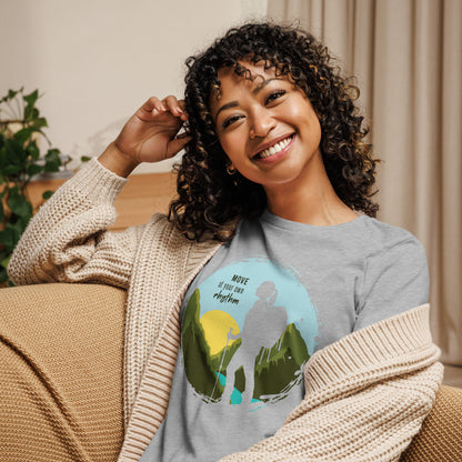 Relaxed MOVE AT YOU OWN RHYTHM Women's T-Shirt
