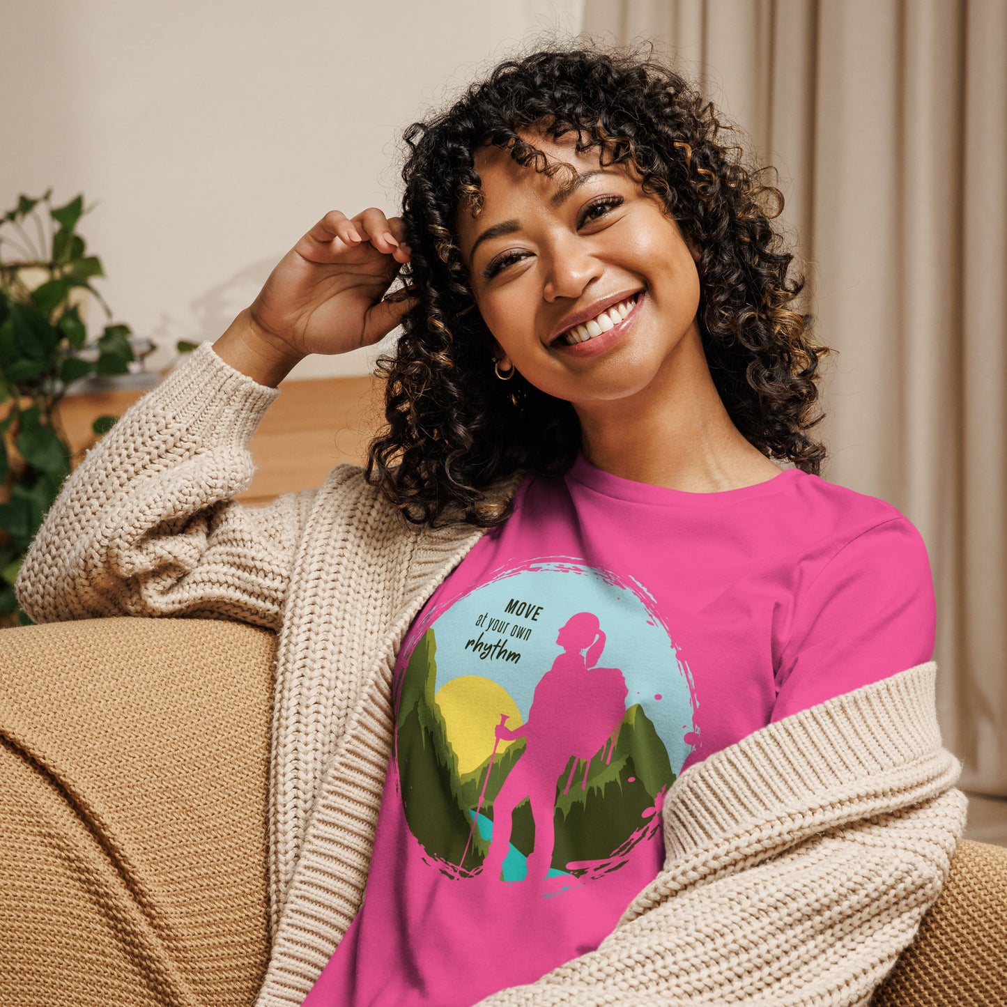Relaxed MOVE AT YOU OWN RHYTHM Women's T-Shirt