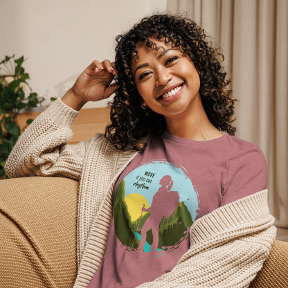 Relaxed MOVE AT YOU OWN RHYTHM Women's T-Shirt