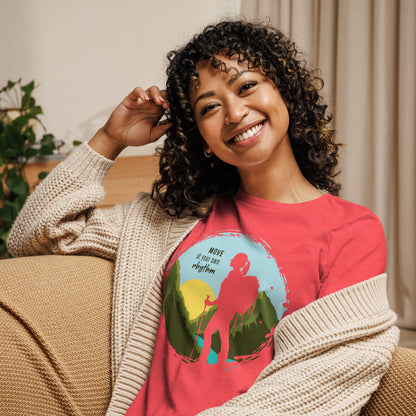 Relaxed MOVE AT YOU OWN RHYTHM Women's T-Shirt